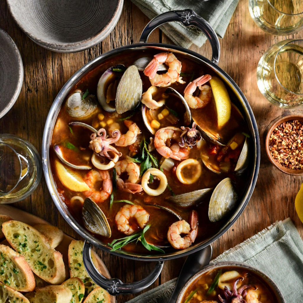 CopperBond Collection - 100% Pure Copper Stock Pot, Induction Cooktop Compatible, 6 Quart