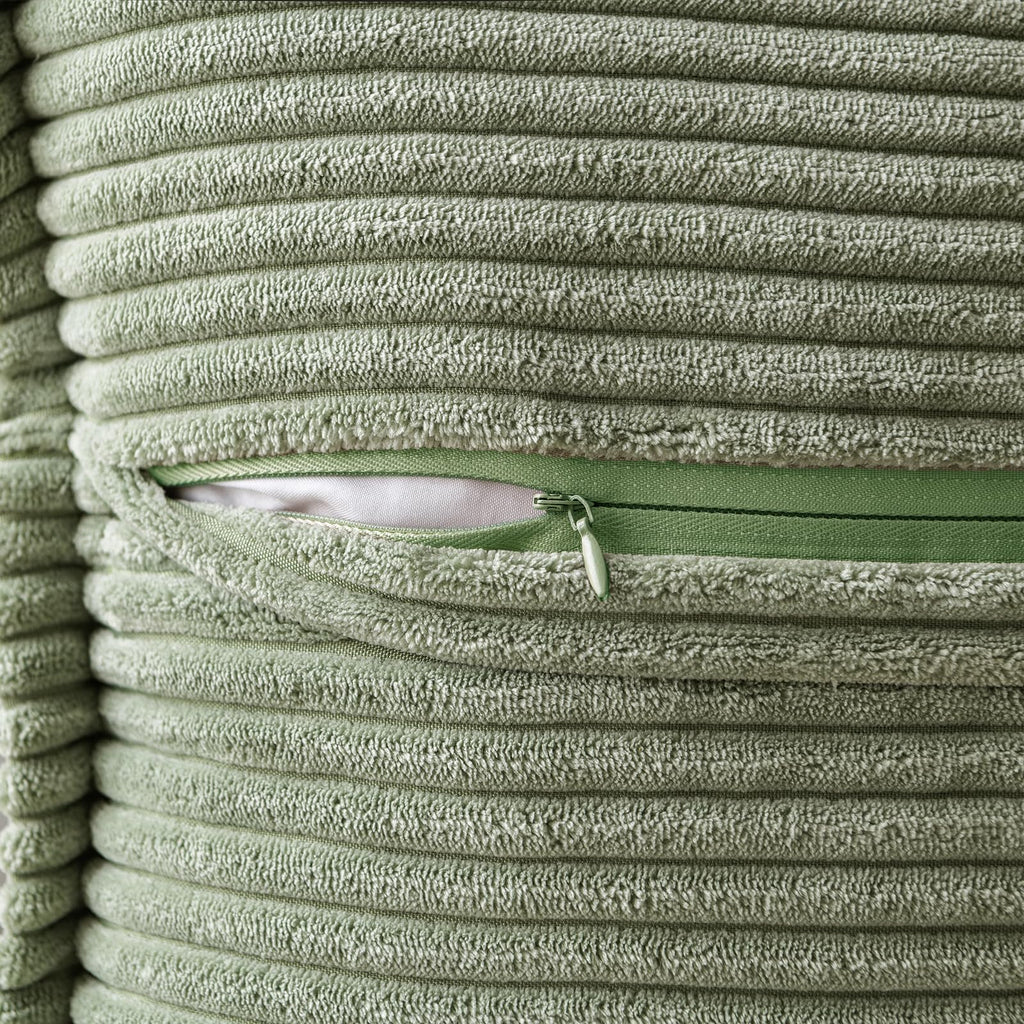 Decorative Throw Pillow Covers for Couch 20x20 Light Olive Green