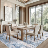 8x10 Area Rug Living Room Rugs - Washable Rug Large Modern Abstract Soft Thin Carpets Indoor Floor No Slip Vintage