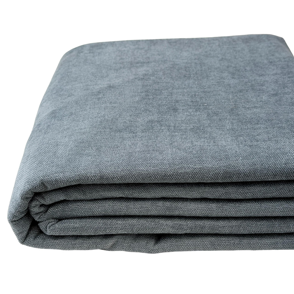 Premium Upholstery Chenille Fabric by the Yard - Thick & Soft Textured Fabric for Chairs, Sofa & Home Decor (Grey