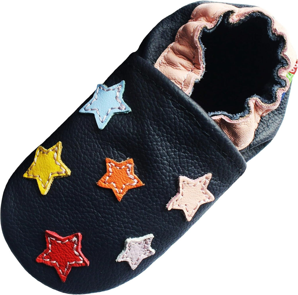 18 Designs Baby Shoes Leather Soft Sole Prewalker Crib Slippers Toddler Kids Shoes ( to 7-8 Years)