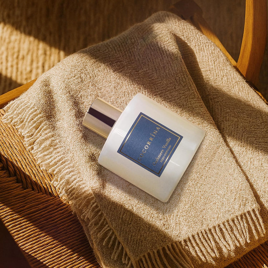 Reed Diffuser - Cashmere Vanilla 6.7 fl oz Reed Diffuser Bathroom Home Décor