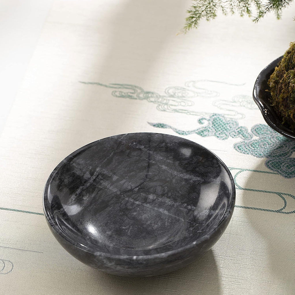 4.72 Inch Small Decorative Bowls, Natural Marble Decorative Bowls Decor, Key Bowl, Coffee Tables Centerpiece, Soap