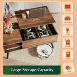 Lift Top Coffee Table,Small Coffee Table with Storage, Adjustable Shelf and Storage Compartment