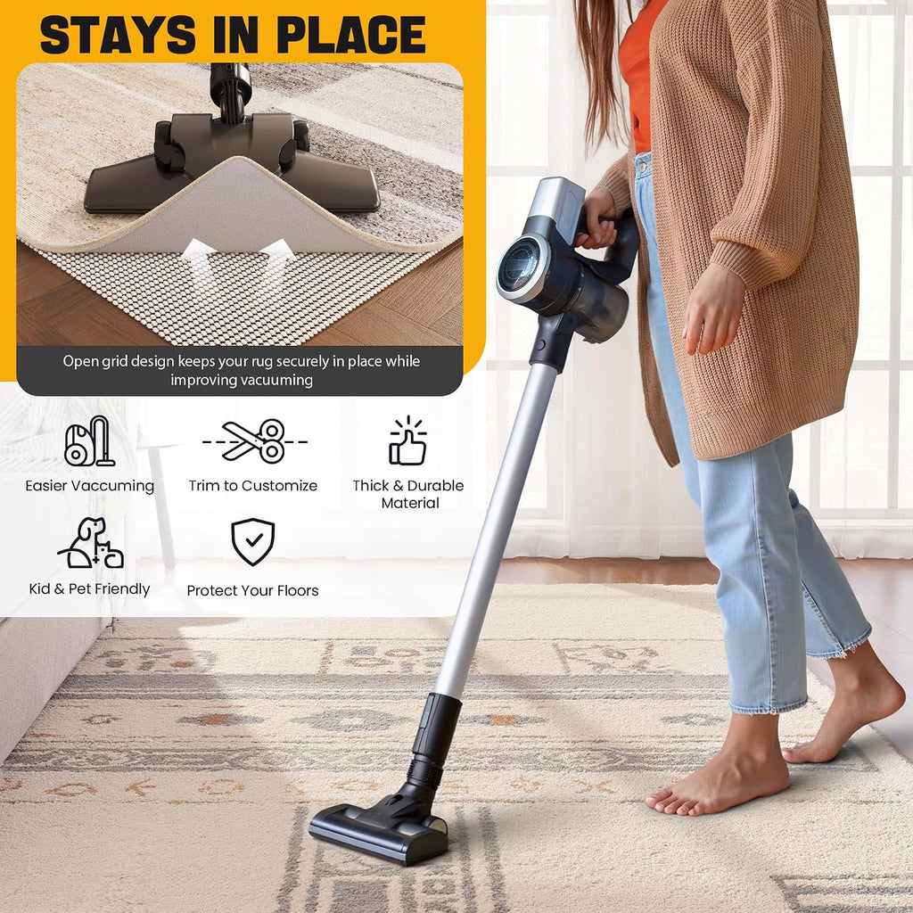 Non-Slip Rug Pad Gripper 9x12 Ft