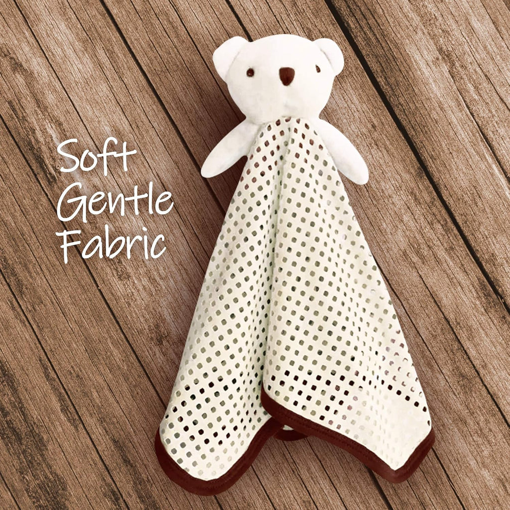 The Safer Baby Lovey | Breathable & Soft Security Blanket | Soft Blanket with Holes for Easy Breathing | Gender
