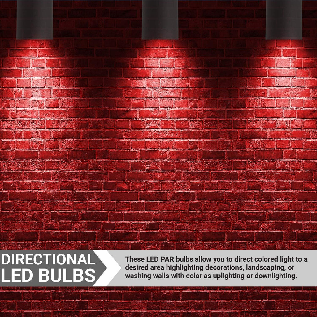 LED PAR30 Short Neck Colored Wildlife Friendly Light Bulb, 3 Watts, (25W Equivalent), E26 Medium Base