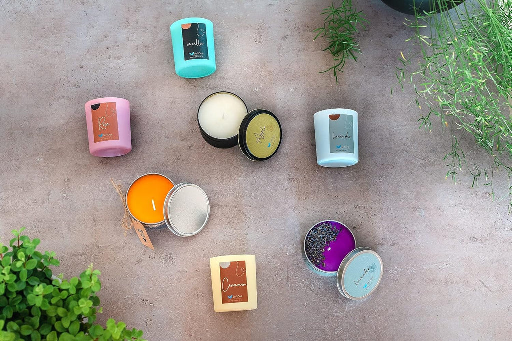 Premium Soy Candle Making Kit - Full Set - Soy Wax, Big 7oz Jars & Tins, 7 Pleasant Scents, Color Dyes & More