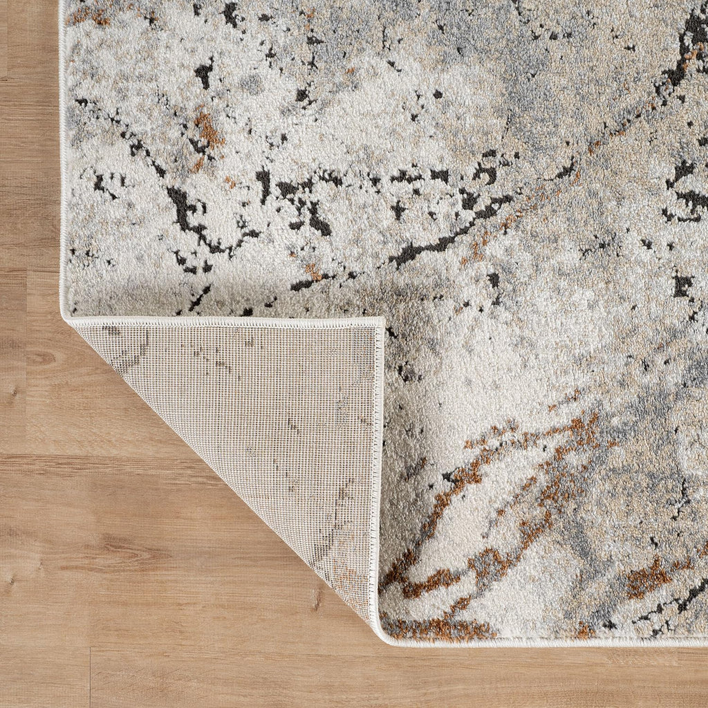 Modern Abstract Marble Area Rug Beige/Gray