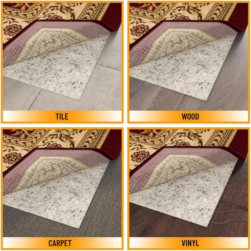Non Slip Rug Pad Grip 3x16 1/8 Thick, Protection for Any Flooring Surface, Keep Your Runner Rug and Area Rugs