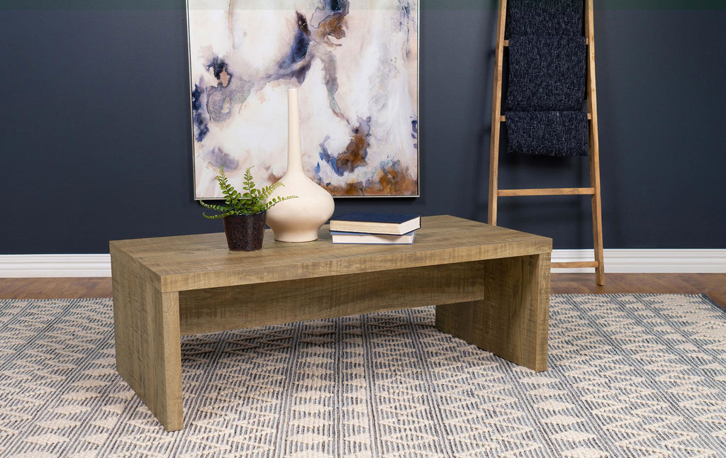 Lynette 47-Inch Living Room Rectangular Coffee Table, Mango 704128