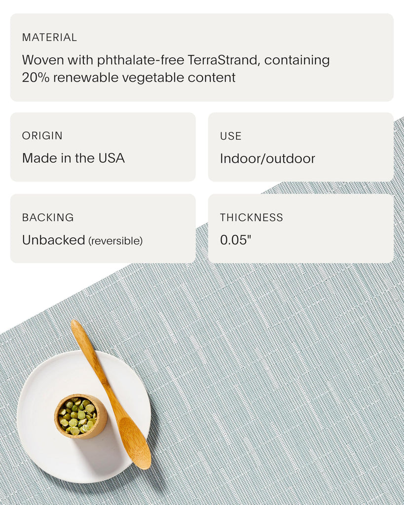 Bamboo Placemats Set of 4, Woven Rectangle Placemats
