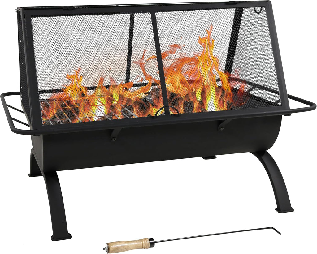 36-Inch Northland Steel Outdoor Fire Pit with Grill