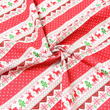 Cotton Upholstery Fabric by The Yard - Vintage Floral, Christmas & Plaid Patterns Printed Fabric for Chair, Couch
