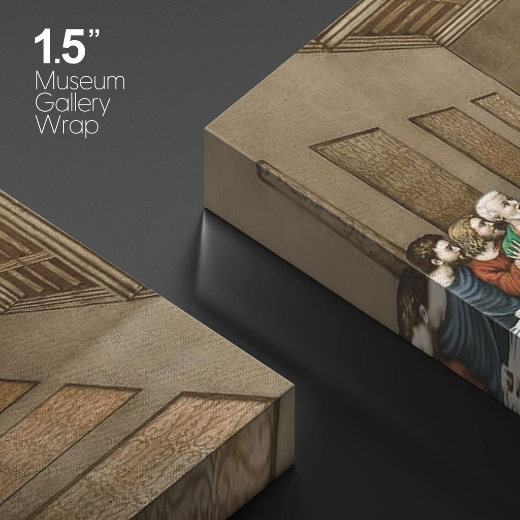 Canvas Wall Art The Last Supper Painting by Leonardo da Vinci Graffiti & Street Art Famous People Pop Art Modern