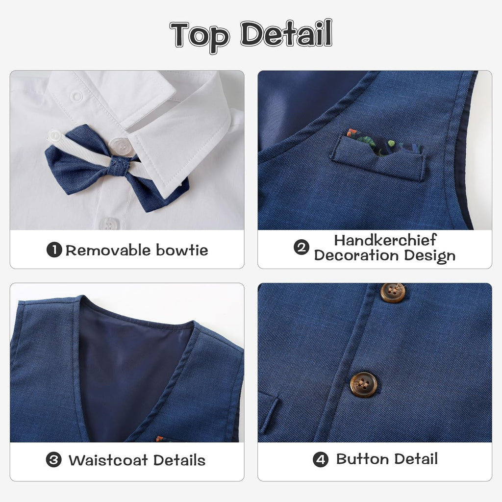Boys Summer Beach Wedding Guest Ring Bearer Outfit