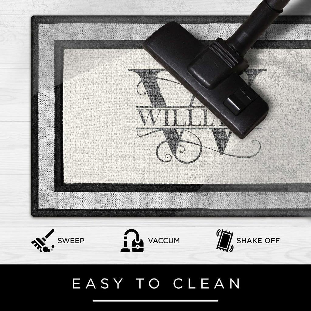 Door Mat, Personalized Doormat,Custom Indoor/Outdoor Monogram Doormat,Housewarming Gift, Heavy Duty Slip Resistant