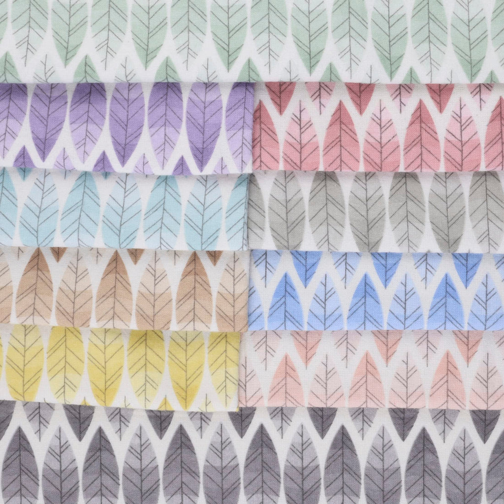 Feathered Flannel Fabric [108in. Wide], Lavender Aura
