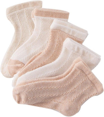 Baby Organic Cotton Socks 5 Pairs Pack For Infant Toddler