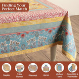 Table Cloth Rectangle Table 100% Cotton 60 x 120 Inches Tablecloth Reusable Decorative for Dining Ki
