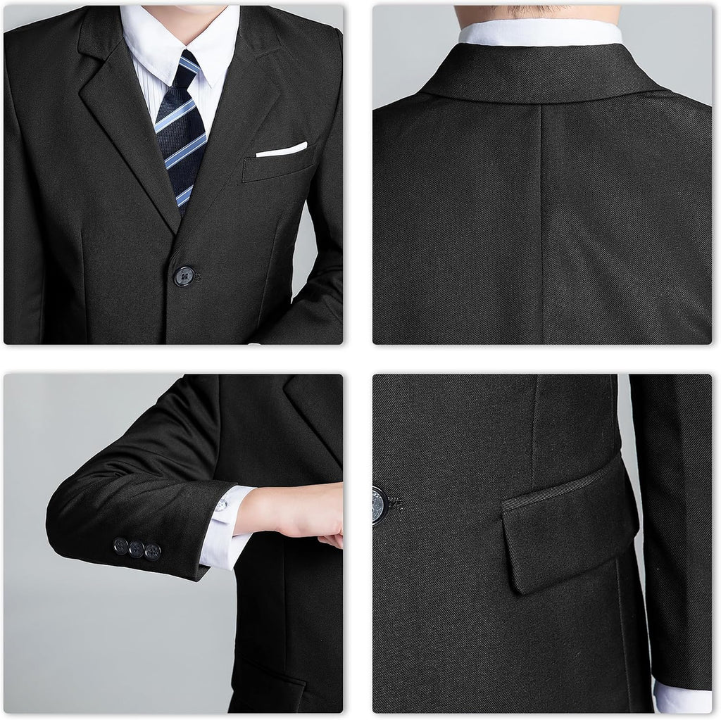 Boys Jacket Kids Formal Tuxedo Blazer School Sport Coat for Boy