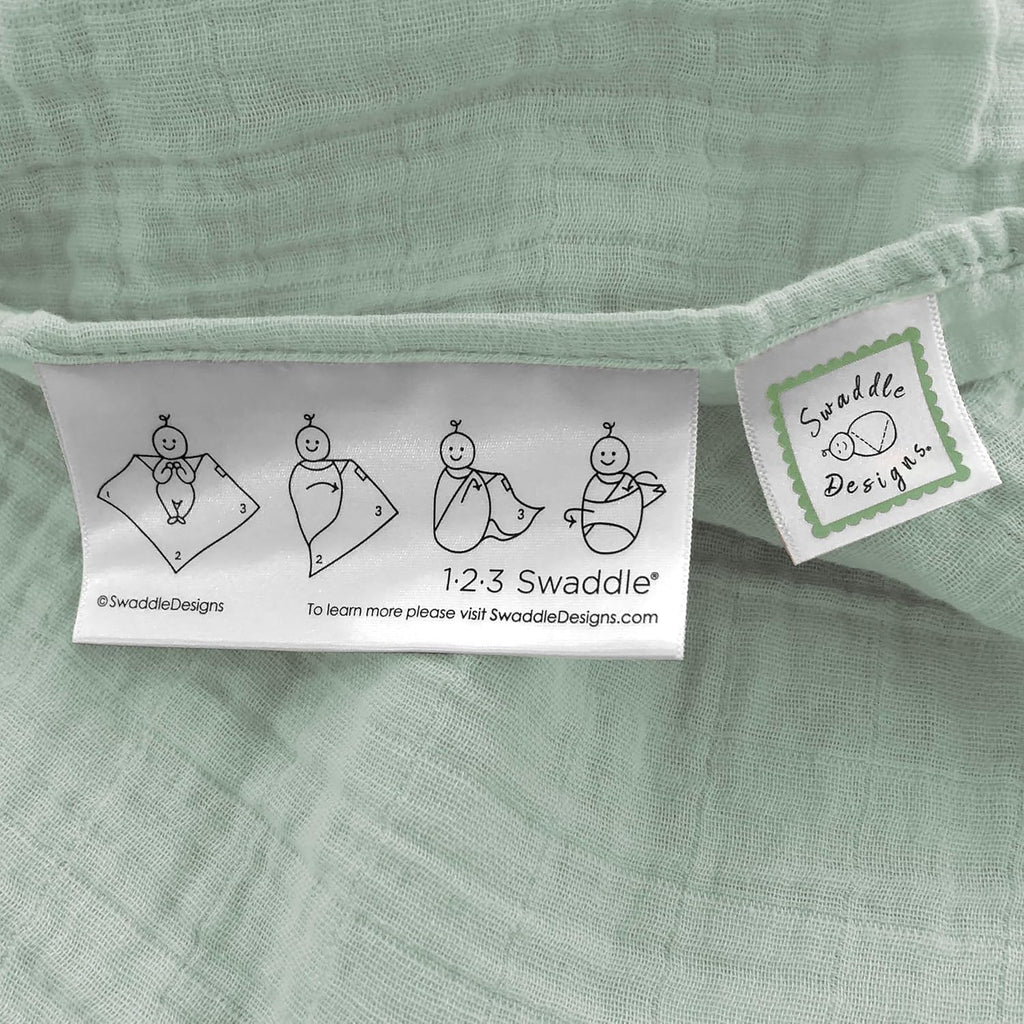 Cotton Muslin Swaddle Blankets for Babies, Set of 4, Neutral Receiving Blankets, Baby Registry & Gift