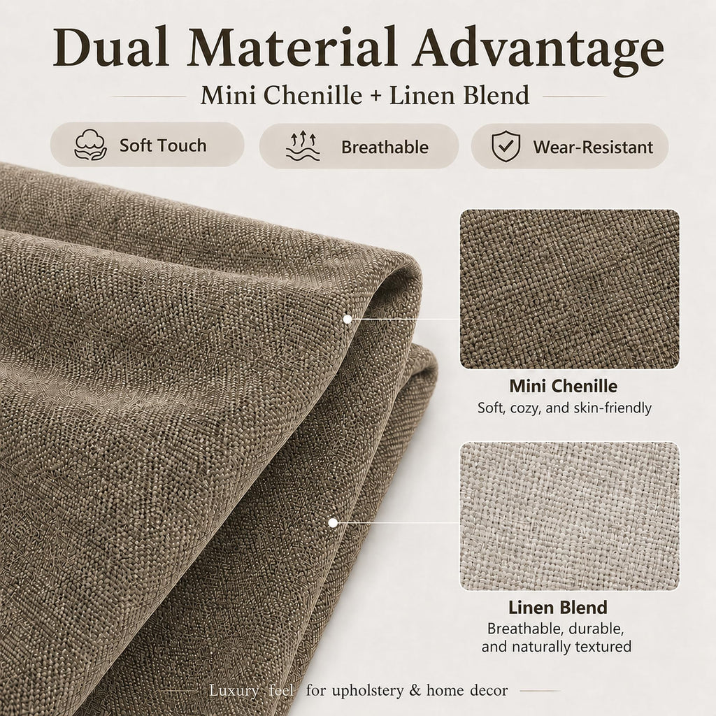 Mini Chenille Fabric by the Yard, 57-Inch Wide
