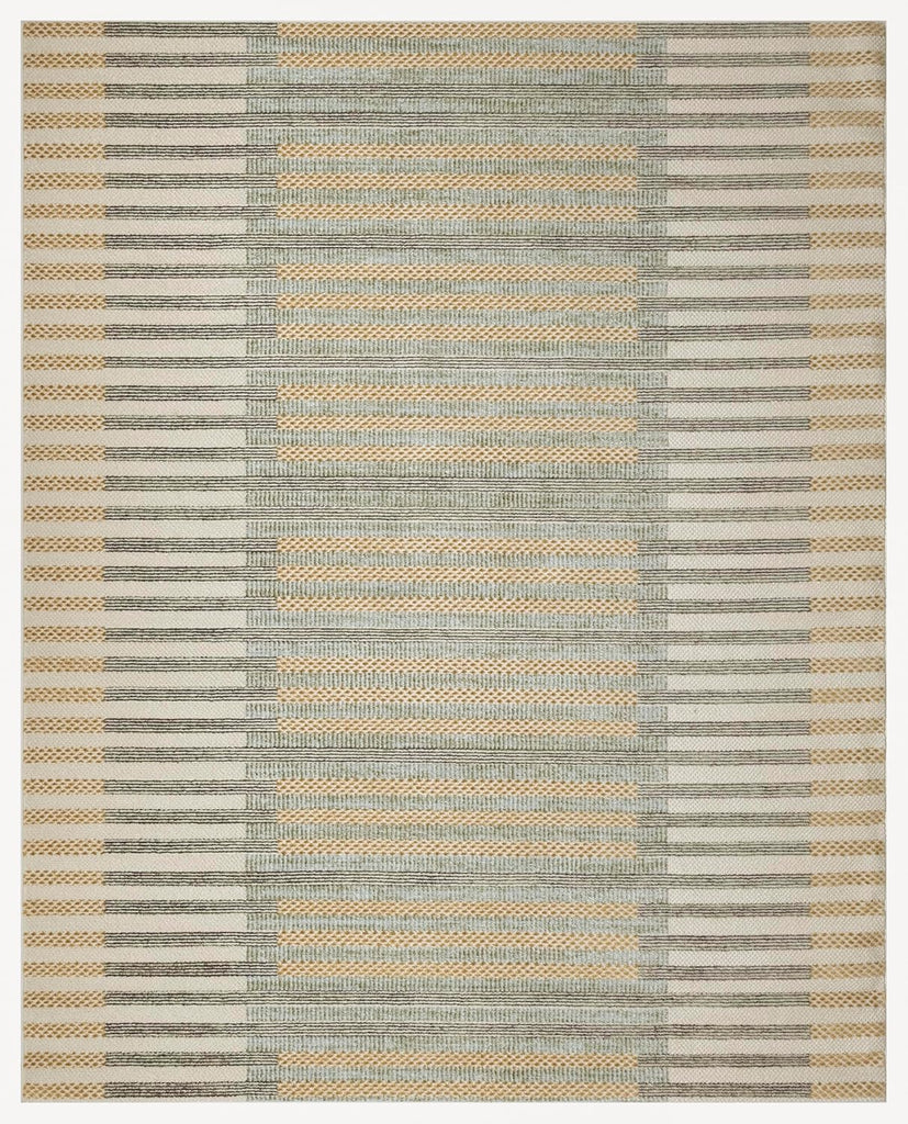 Home Nordic Ivory Multicolor Area Rug - Easy Clean, Non Shedding, Bed Room, Living Room, Dining Room