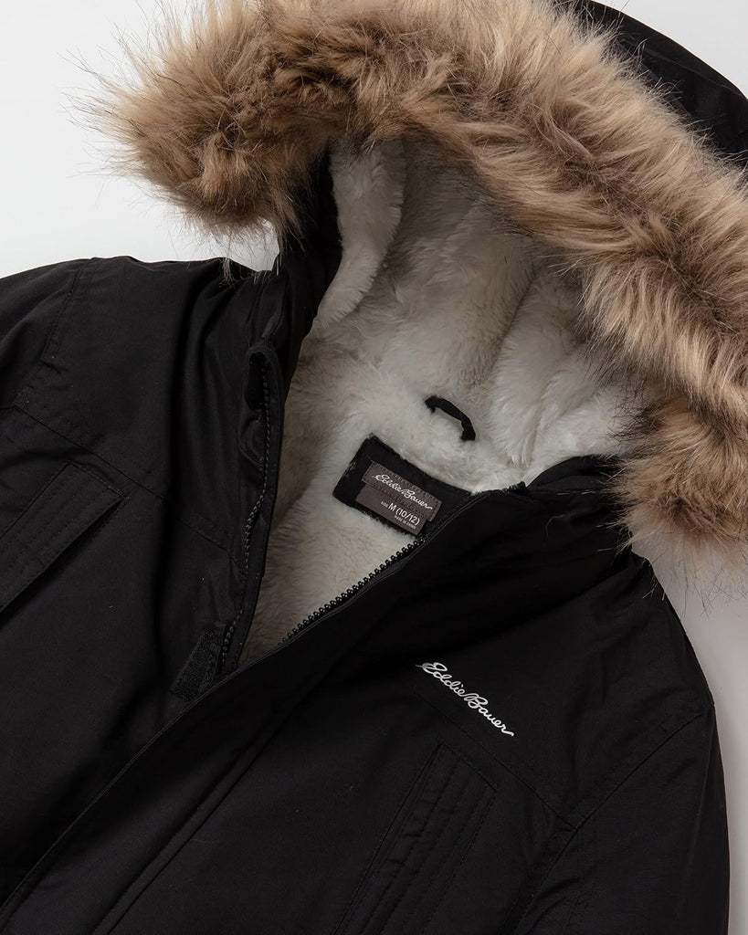 Boys' Winter Coat - Waterproof Heavyweight Down Parka Jacket with Faux Fur Hood (3-20)