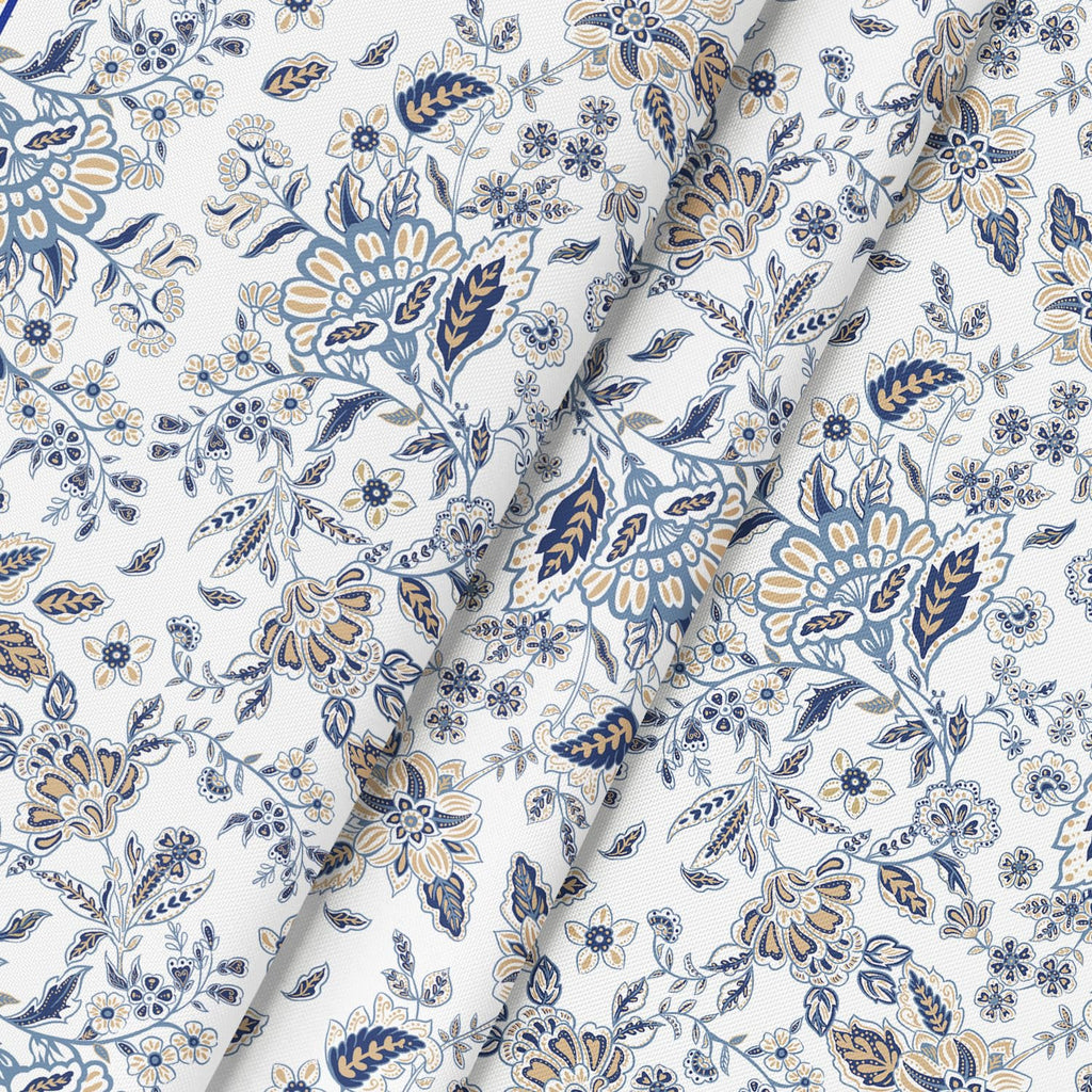 Provence Arabesque Round Tablecloth, 60x60 Inch