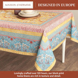 Table Cloth Rectangle Table 100% Cotton 60 x 120 Inches Tablecloth Reusable Decorative for Dining Ki