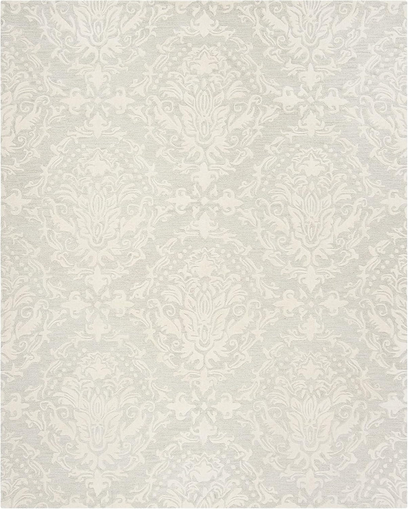 Blossom 10' x 14' Sage/Ivory Handmade Premium Wool Dining Area Rug