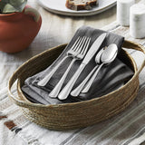 Alcea 65-Piece Flatware Set, Stainless Steel, Silver