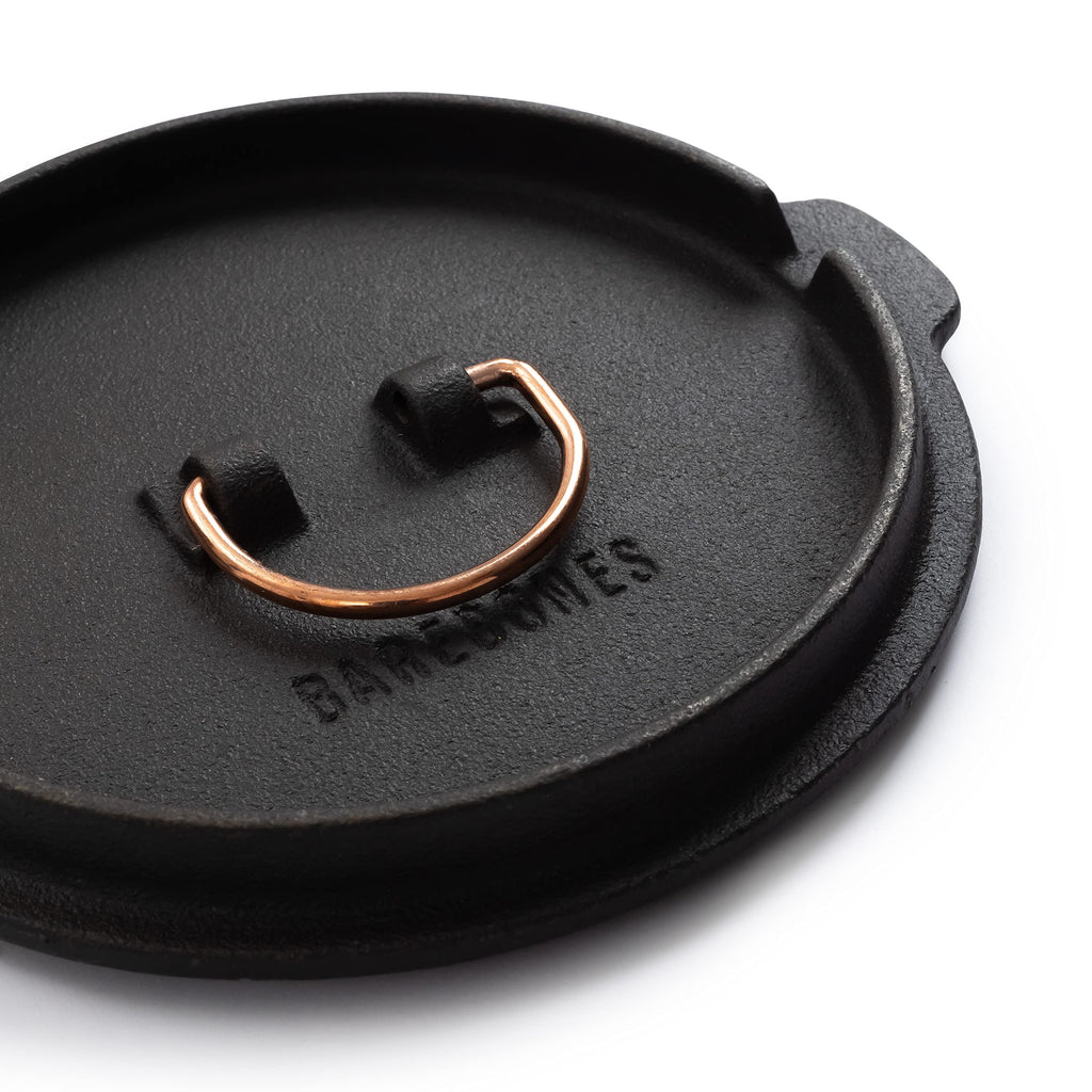 6-Inch All-In-One Cast Iron Skillet Set- Skillet with Cast Iron Dutch Oven Style Lid - Camping Cookware Set