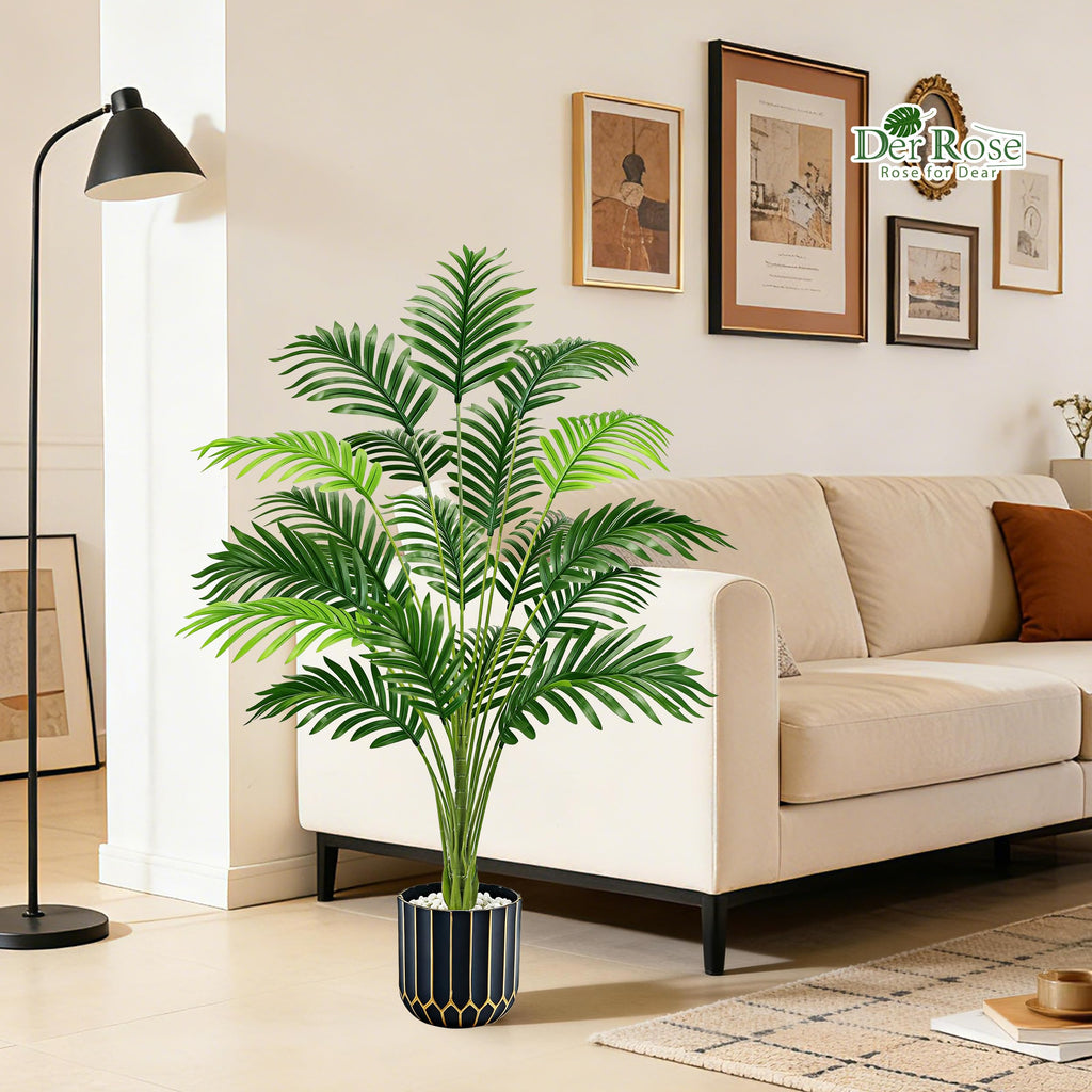44" Artificial Tropical Palm Tree for Indoor Outdoor Porch Decor