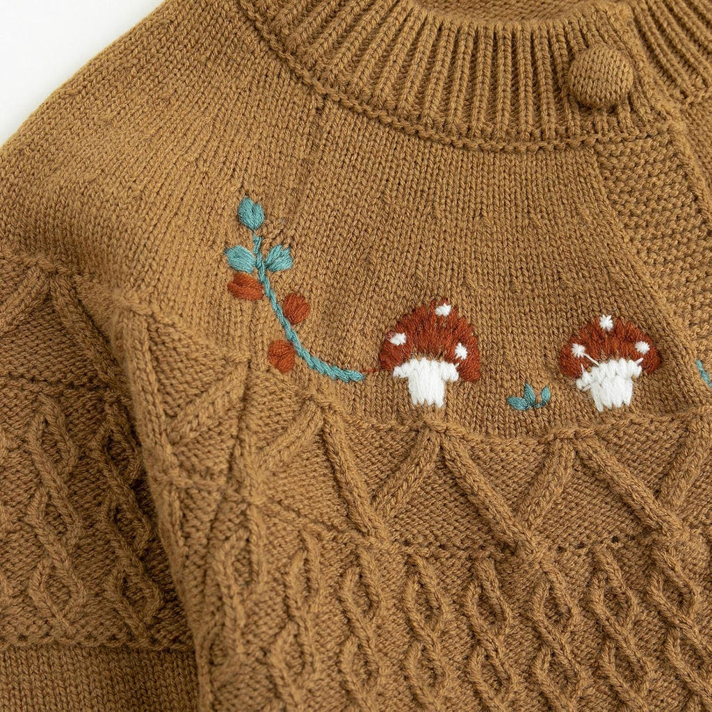 Toddler Girls Knit Cardigan Sweater