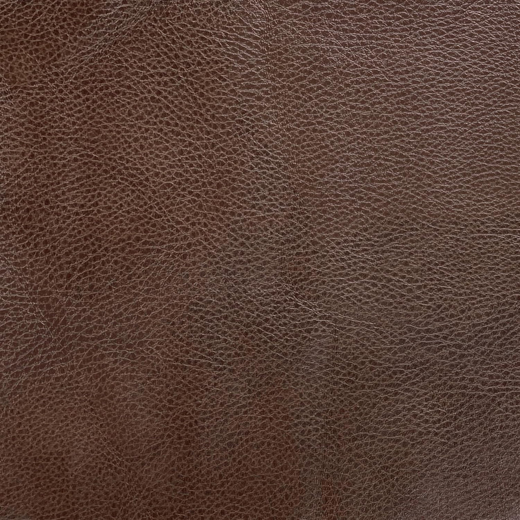 28" Faux Leather Square Storage Ottoman - Brown