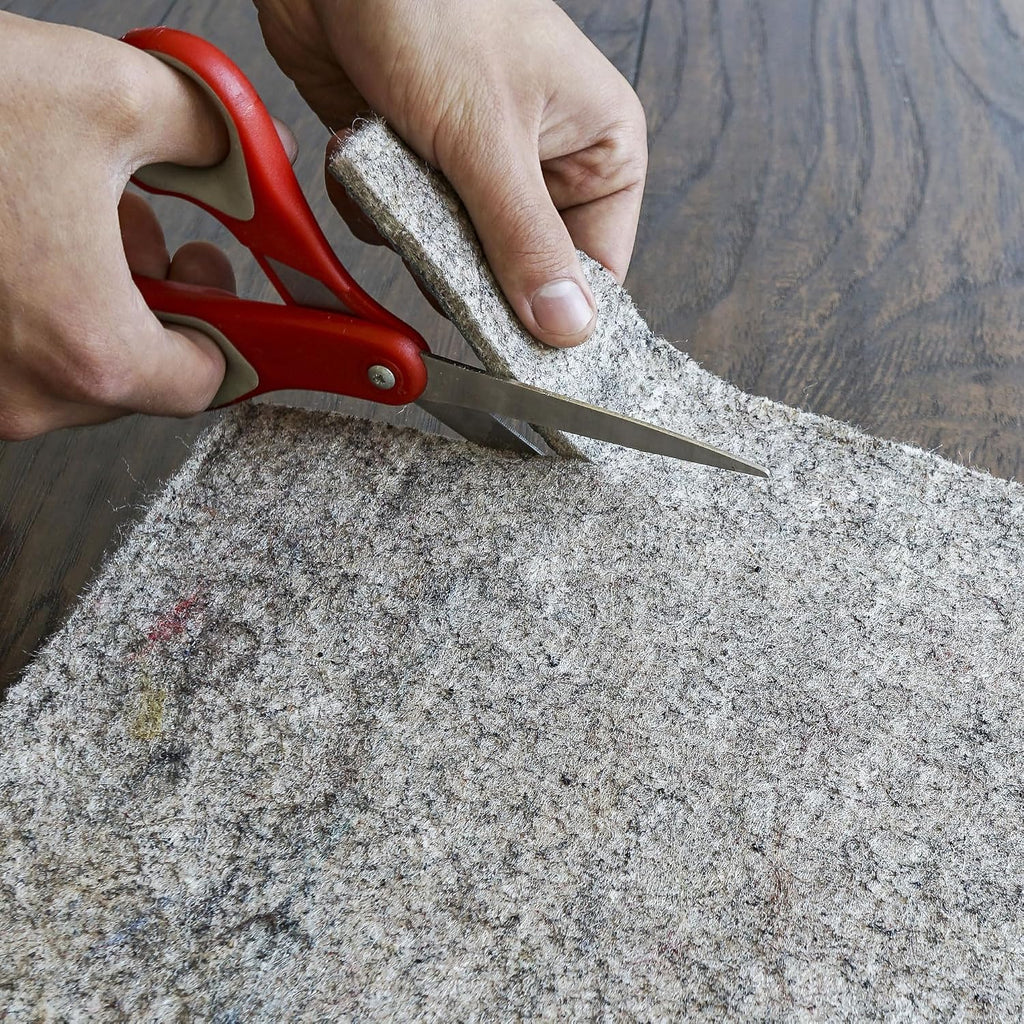 Lock - 2'x8' - 1/4" Thick - Felt + Rubber - Premium Non-Slip Rug Pad - Set of 16