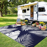Outdoor Rug 9’x12’ Waterproof for Patio Clearance, Reversible Indoor Outdoor Plastic Straw Camping R