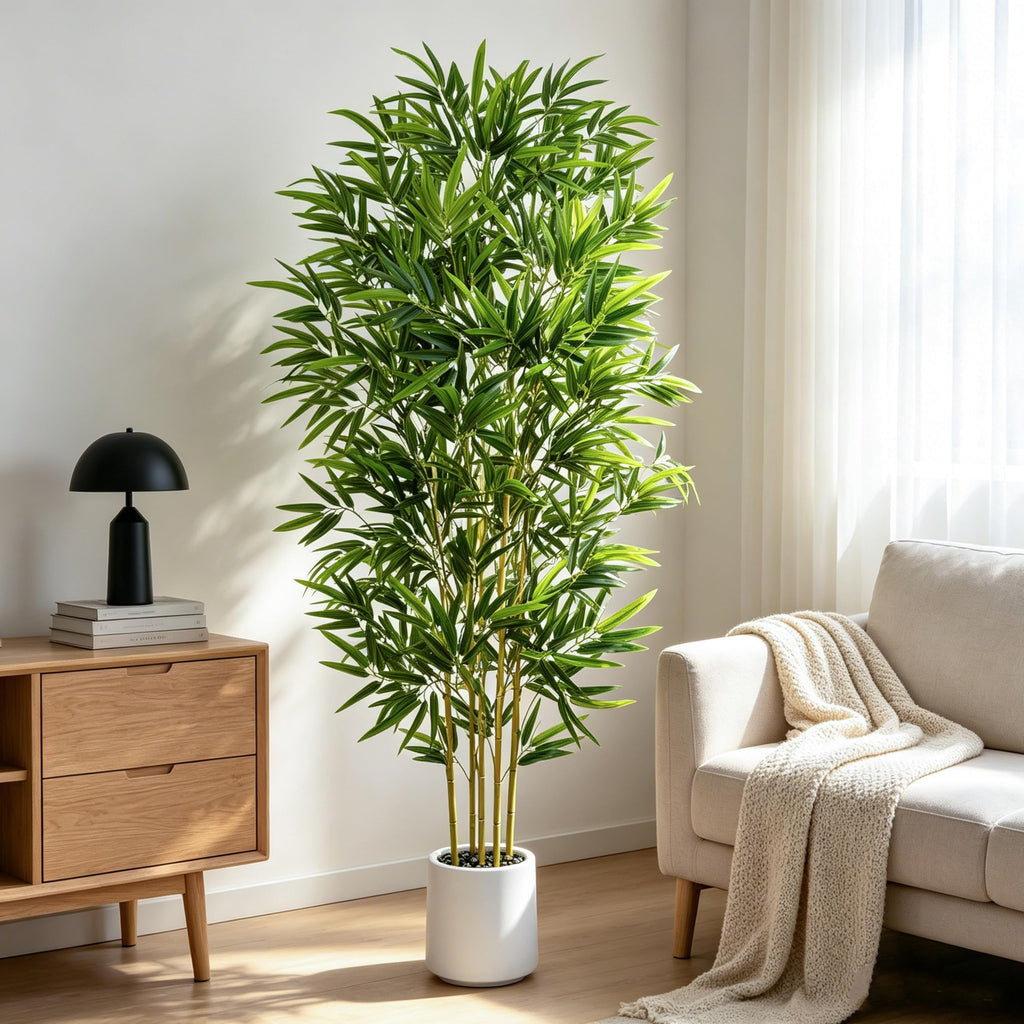 Fake Bamboo Tree, 6FT Artificial Plants Decor