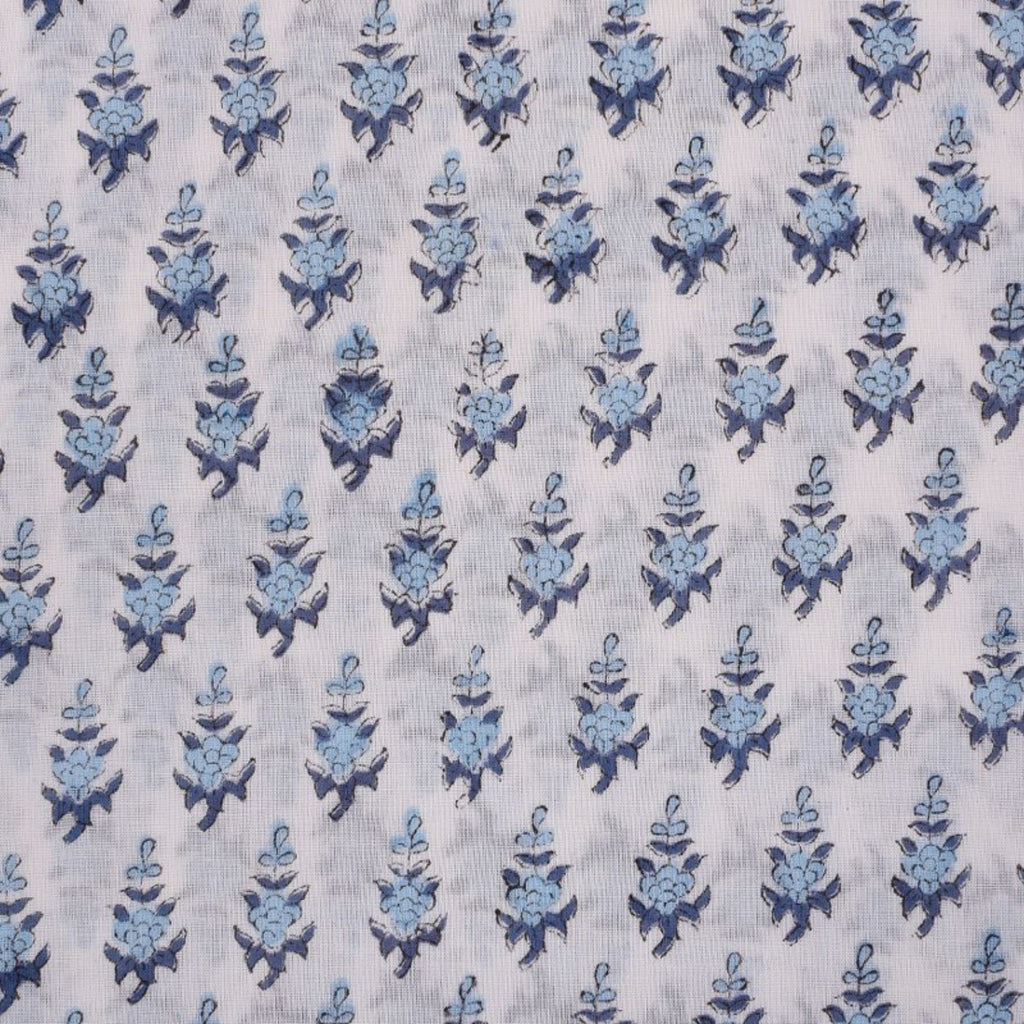 Star 3 Yard Hand Block Print Cotton Indian Fabric