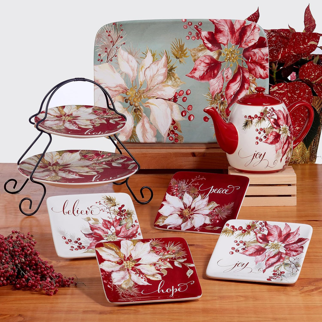 Winters Joy Oval Platter 16" x 12"