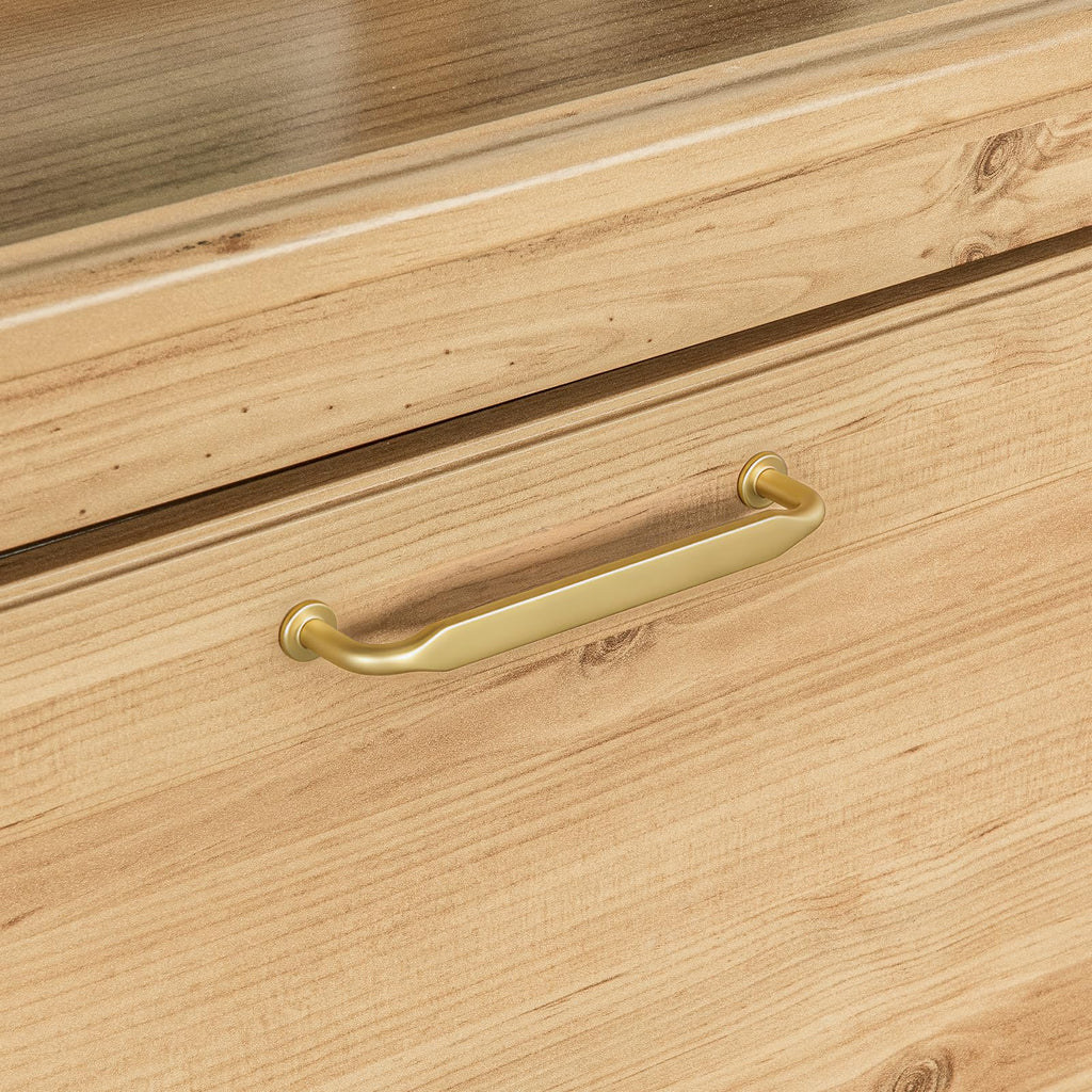 50 Pack 3 Inch Brushed Brass Cabinet Pulls Solid Cabinet Handle