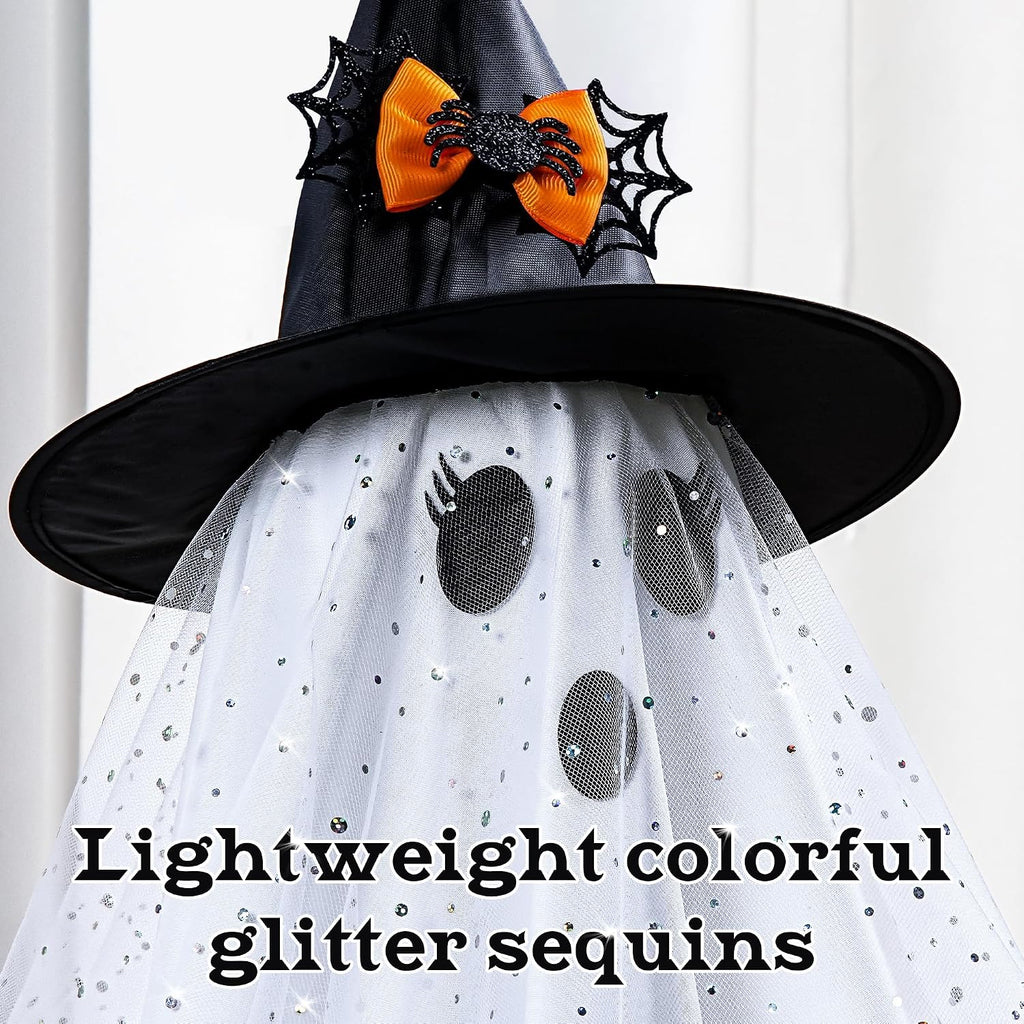 Halloween Decorations Indoor,Ghost Decor with String Lights Remote Control,Halloween Party Decorations,Spooky - Set of 2