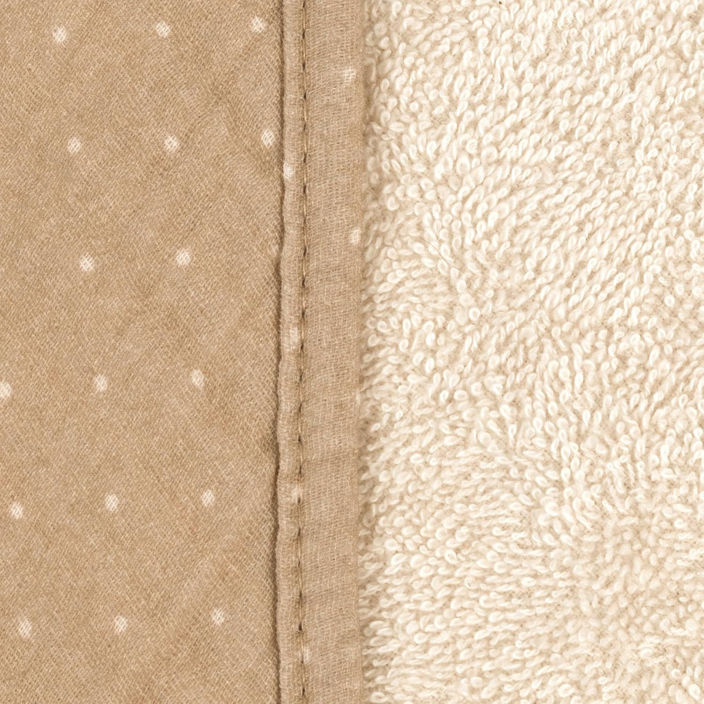 Hooded Baby Bath Towel & Wash Mitt Set, 100% GOTS Organic Cotton