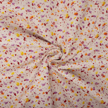100% Cotton, 108" Wide, Preshrunk, Lightweight, Quilt Backing Fabric for Sewing and Craft Scattered Dots, Cut by Yard