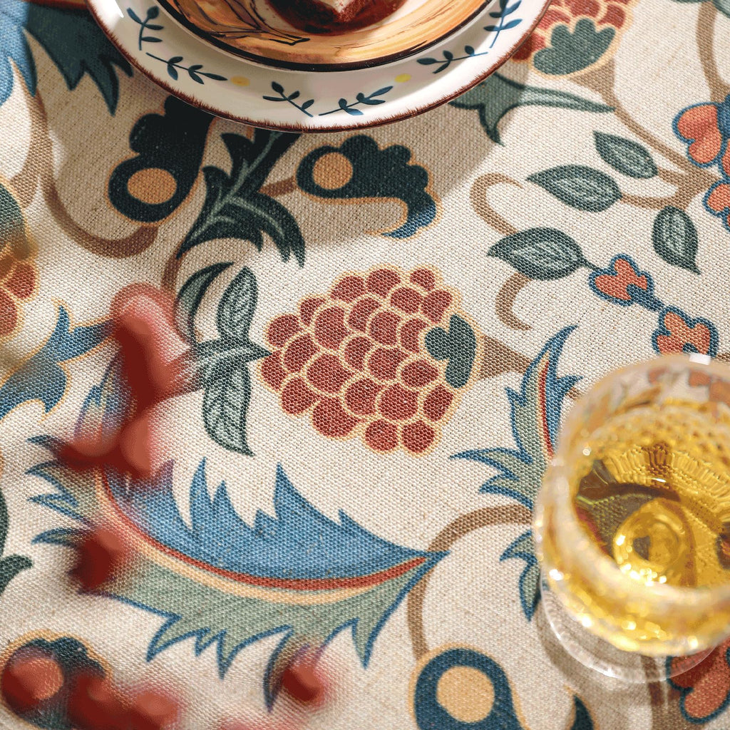 Designer Elegant French Tablecloth, Rectangular, 102"x63"