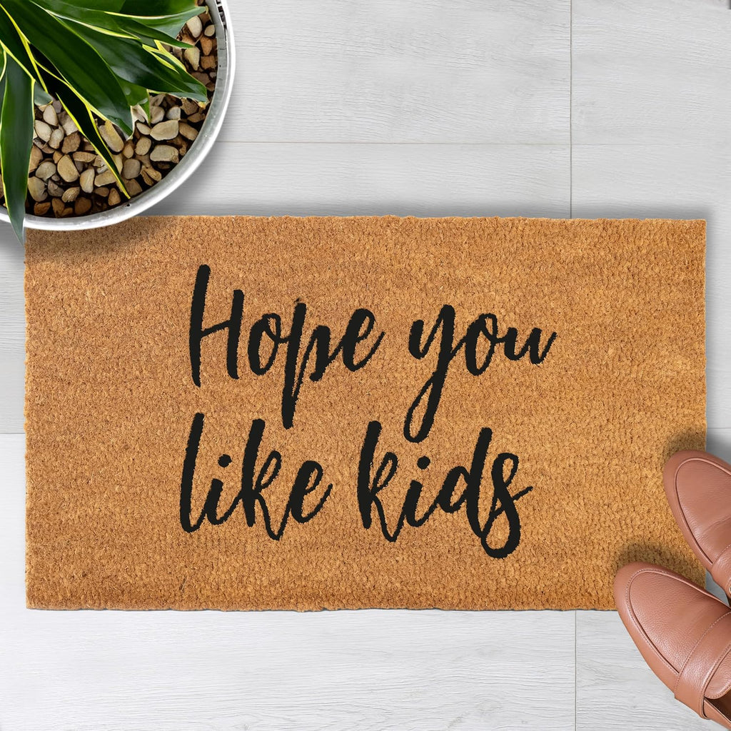 Hope You Like Kids Doormat 30x17 Inch, Funny Door Mat Outdoor, Funny Welcome Mat for Front Door | Funny Home Decor
