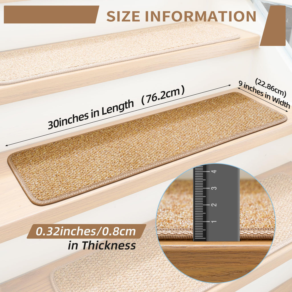 9x30 Inch for Wooden Steps Indoor(15-Pack)
