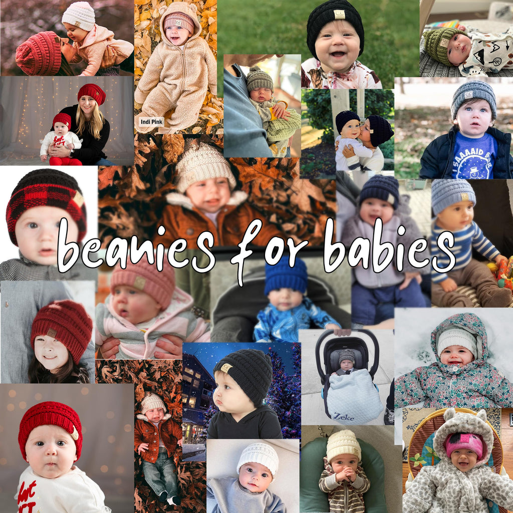 Baby Winter Hat - Cute Newborn Beanie, Infant Girl Hats, Baby Beanies for Boys & Girls, Stocking Stuffer